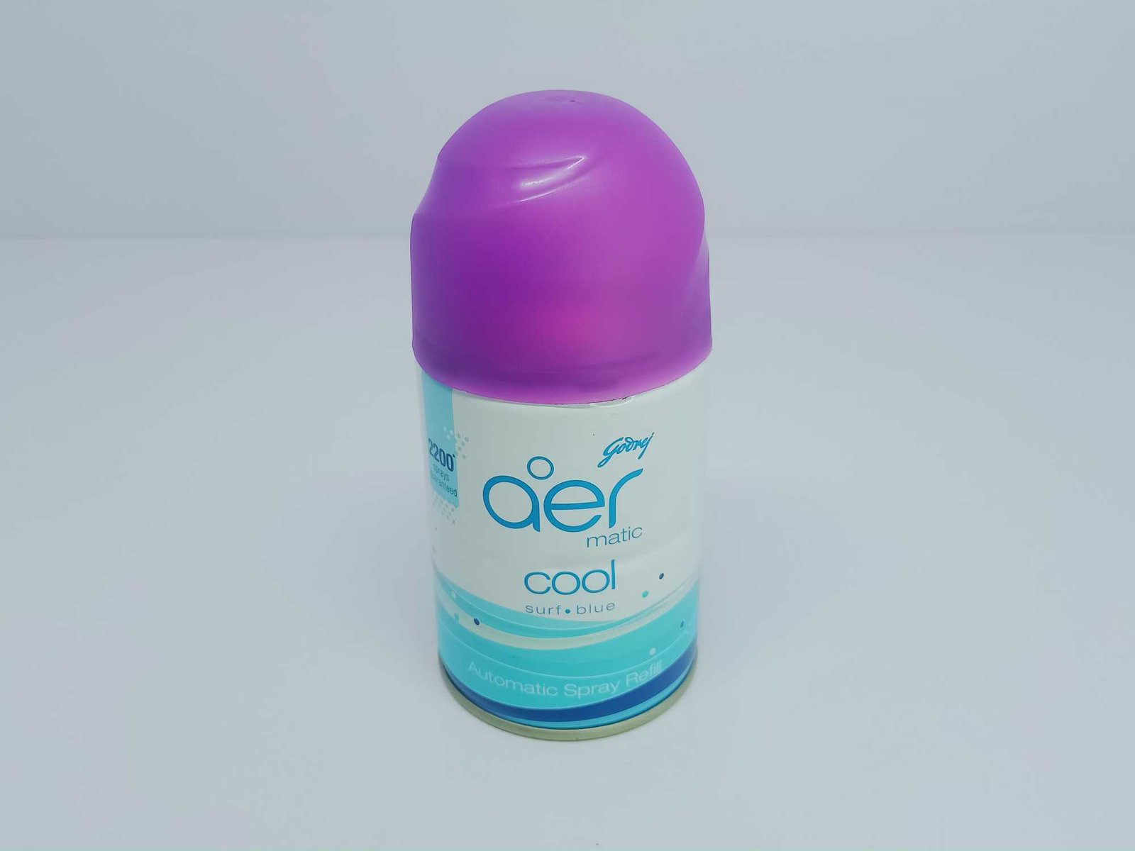 Godrej Aer Matic Cool Surf Blue Automatic Spray Refill, 225 ML