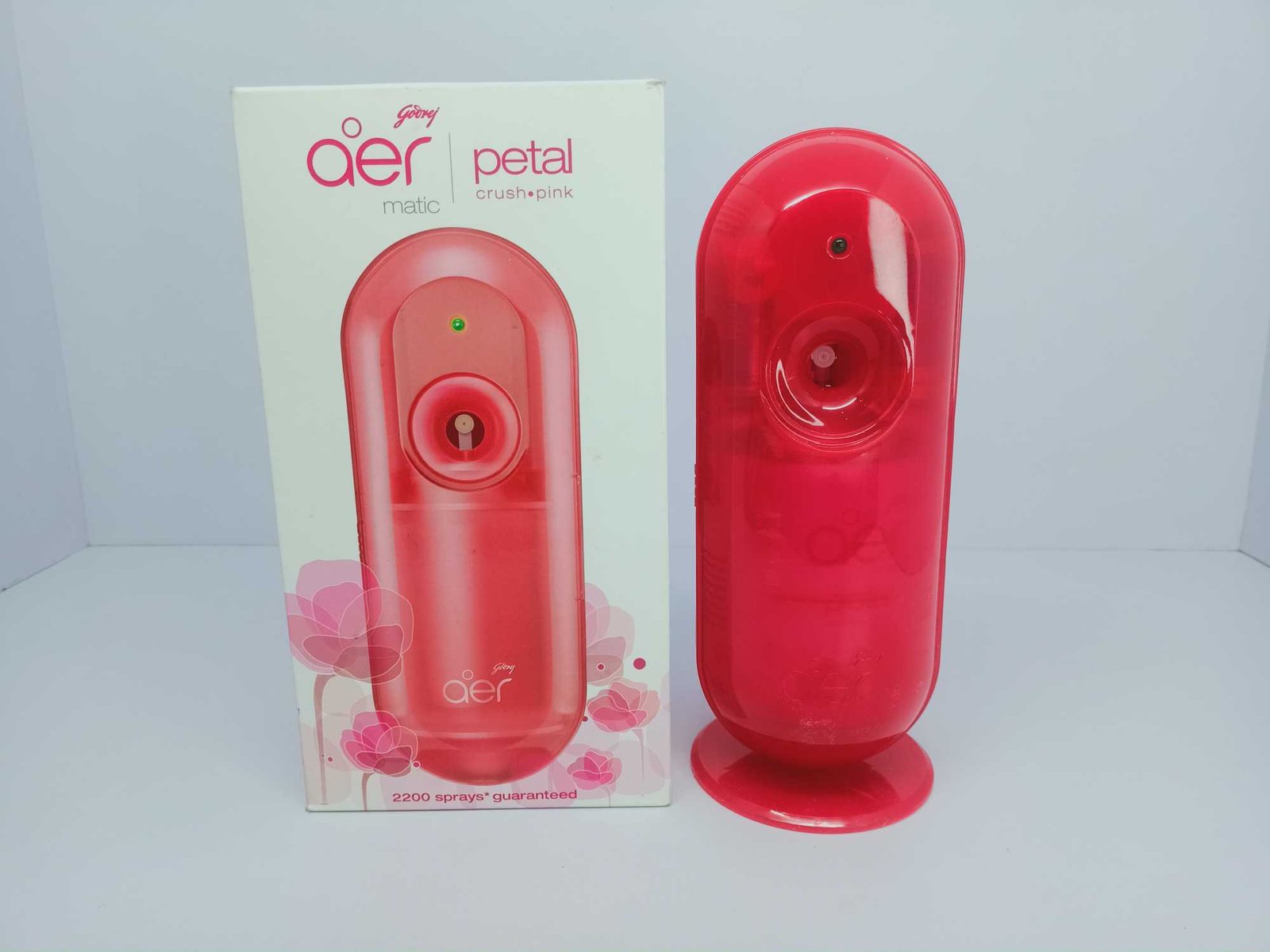 Godrej Aer matic Petal crush Pink 2200 sprays Guaranteed, 225 ML