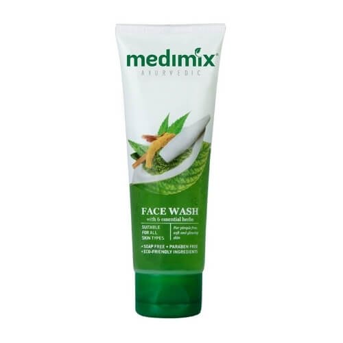 Medimix Ayurvedic Face wash with 6 Essential Herbs, 50 ml