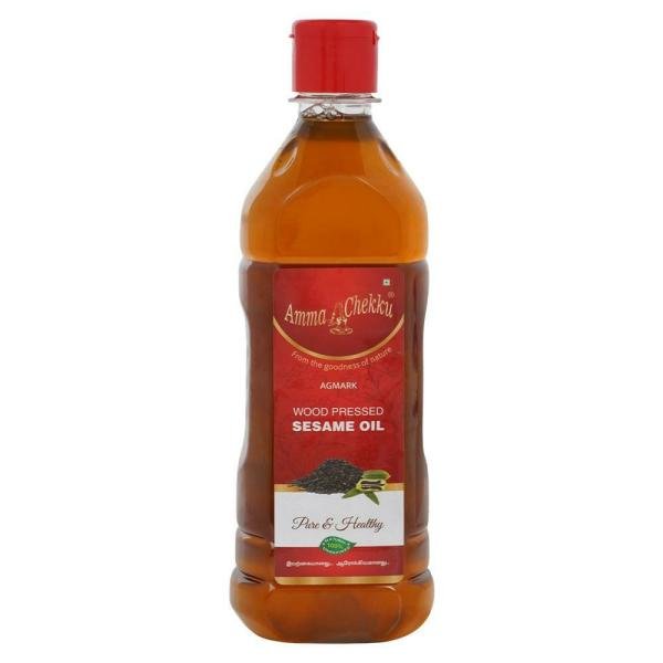 Amma Chekku Wood Pressed Sesame Oil 500 ml