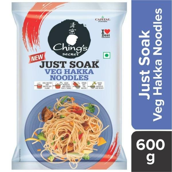 Ching’s Secret Just Soak Veg Hakka Noodles 600 g