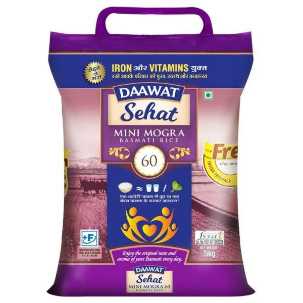 daawat sehat mini mogra 60 basmati rice 5 kg product images o491317315 p590319444 0 202203170847