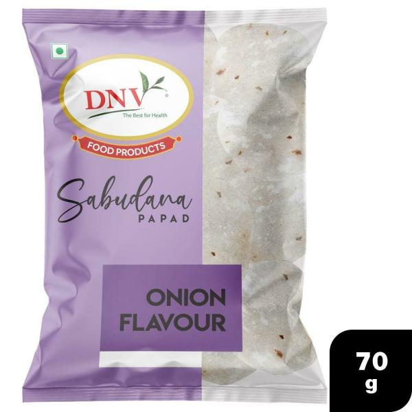 DNV Onion Sabudana Papad 70 g