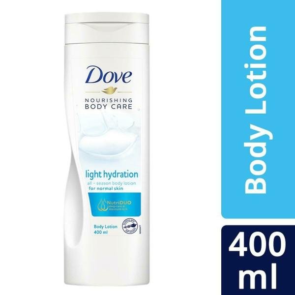 Dove Light Hydration Nourishing Body Care Lotion for Normal Skin 400 ml