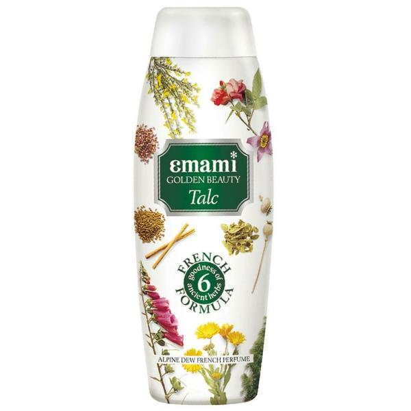 Emami Golden Beauty Alpine Dew French Perfume Talc 100 g