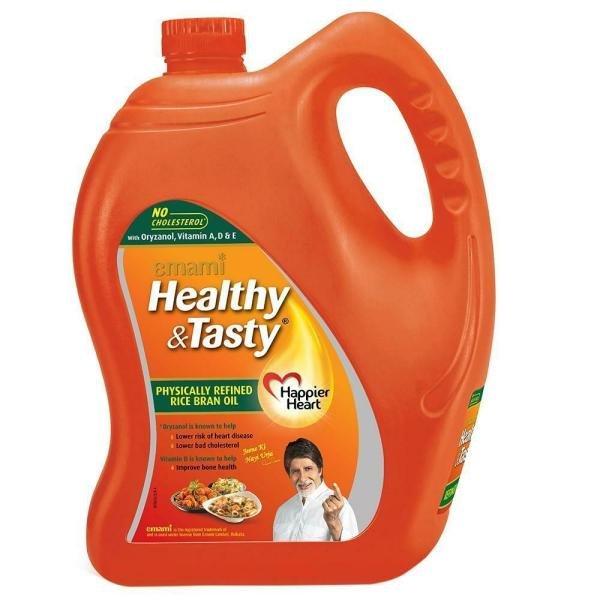 Emami Healthy & Tasty Physically Refined Rice Bran Oil 5 L