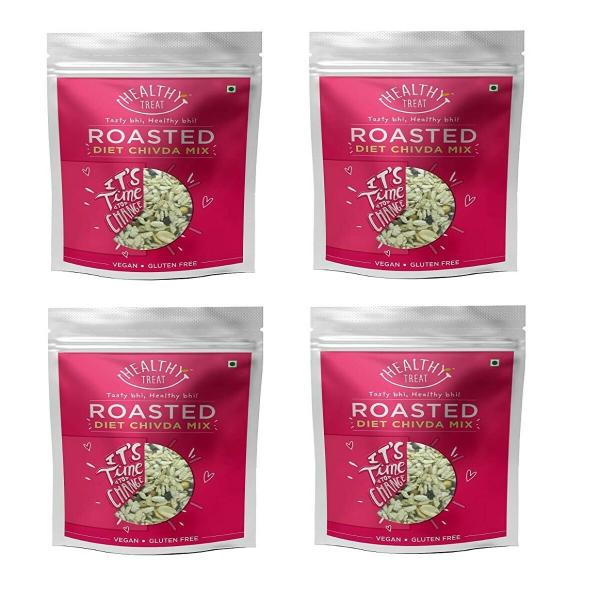 healthy treat roasted diet chivda mix 600 gm pack of 4 150 gm each gluten free vegan product images orv7cdobapa p591102633 0 202203231913