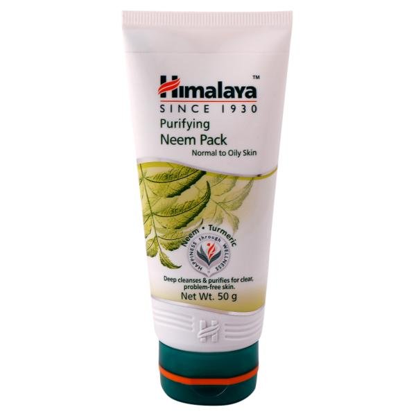 himalaya herbals neem purifying pack for normal to oily skin 50 g 0 20201016