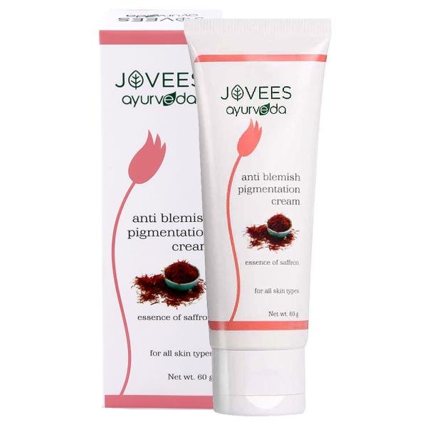 jovees ayurveda saffron anti blemish pigmentation cream 60 g 0 20210922