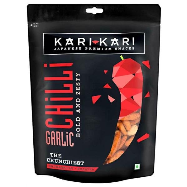 Kari Kari Chilli Garlic Snacks 60 g