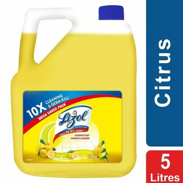 lizol citrus disinfectant surface cleaner 5 l product images o491203360 p491203360 0 202203170912