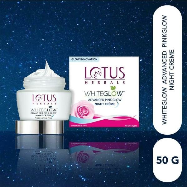 lotus herbals whiteglow advanced pink glow night creme 50 g product images o491946250 p590124286 0 202203252312