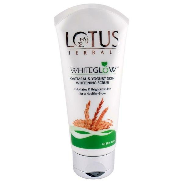 lotus herbals whiteglow oatmeal yogurt skin whitening scrub 100 g product images o490959204 p490959204 0 202203150524