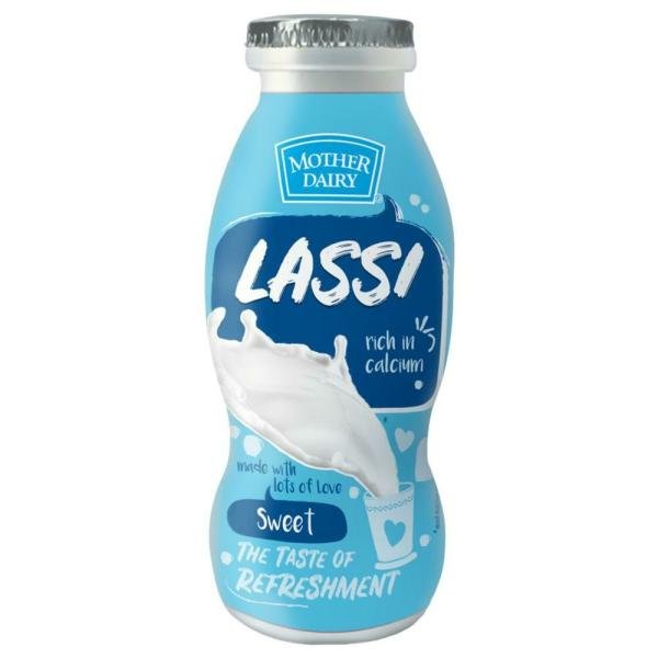 mother dairy sweetened lassi 200 ml bottle product images o490800892 p590041375 0 202203170857