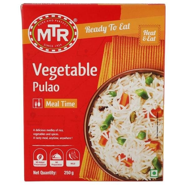 MTR Ready To Eat Vegetable Pulao 250 g