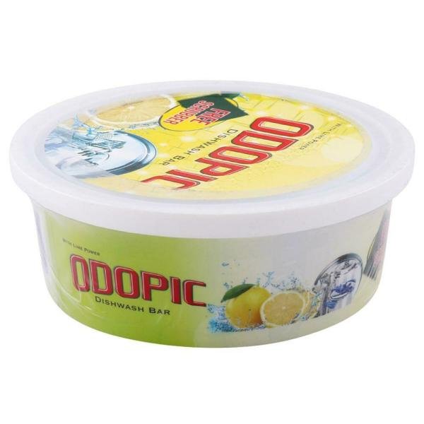 Odopic Lime Round Dishwash Bar 500 g