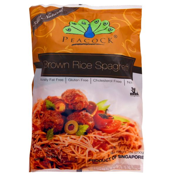 peacock brown rice spaghetti 200 g 0 20220419
