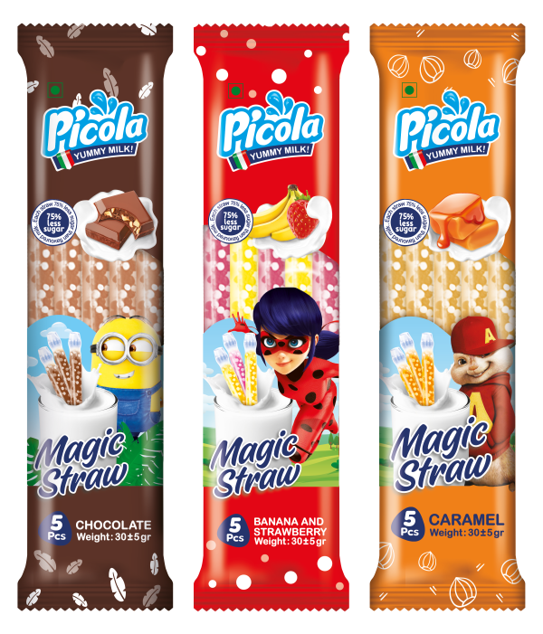 picola magic straw chocolate caramel banana strawberry pack of 3 total 15 straws net 90 g product images orvl1xuam3z p596639770 0 202302251500