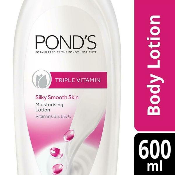 pond s triple vitamin silky smooth skin moisturising body lotion 600 ml product images o492519412 p590834989 0 202203150528