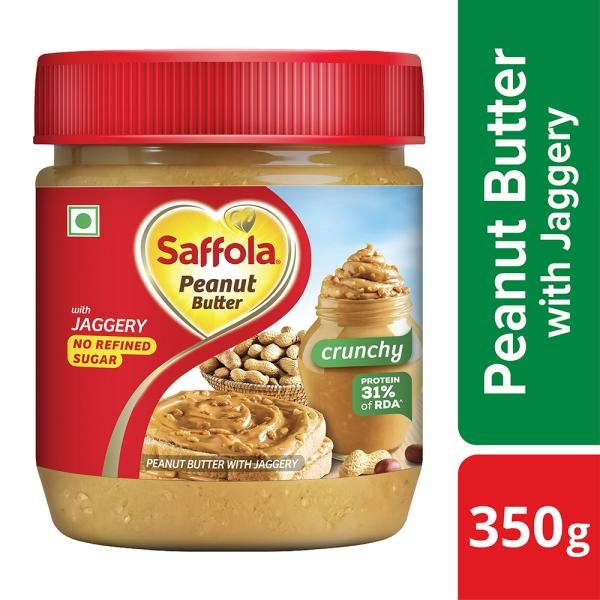 Saffola Crunchy Peanut Butter 350 g