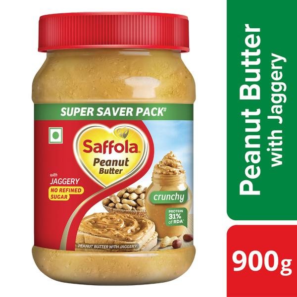 Saffola Crunchy Peanut Butter 900 g