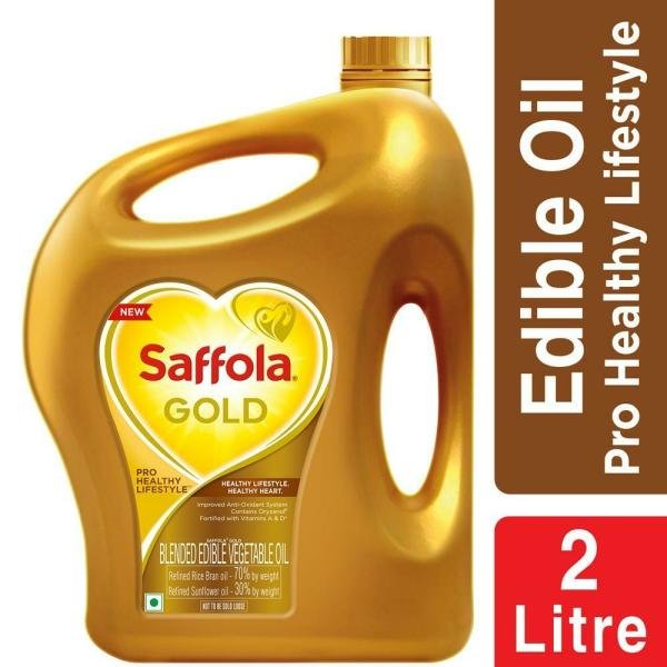 saffola gold pro healthy life style ricebran based blended oil 2 l product images o490000066 p490000066 0 202203170759