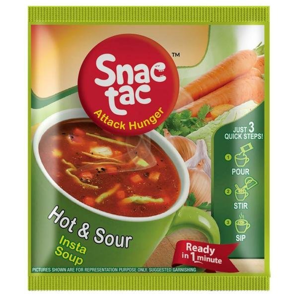 Snac tac Hot & Sour Insta Soup 11 g