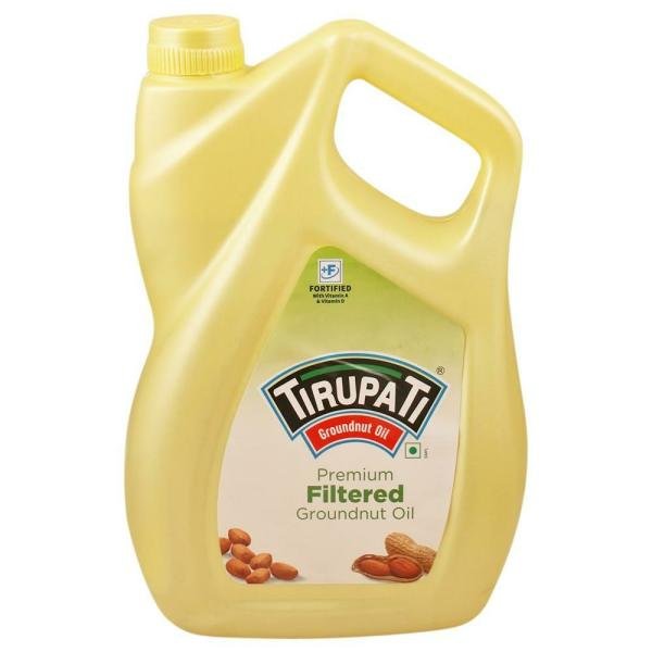 Tirupati Premium Filtered Groundnut Oil 5 L