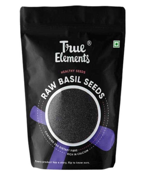 True Elements Raw Basil Seeds 250 g