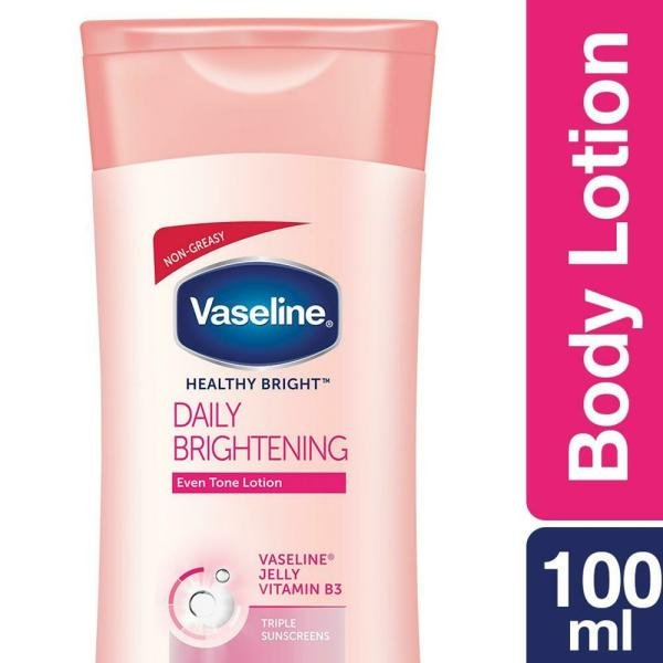 Vaseline Healthy Bright Lightening Lotion with Vitamin B3 & Triple Sunscreens 100 ml