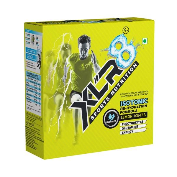 XLR8 Lemon Ice Tea Flavour Isotonic Re-Hydration Instant Formula Powder 1 kg