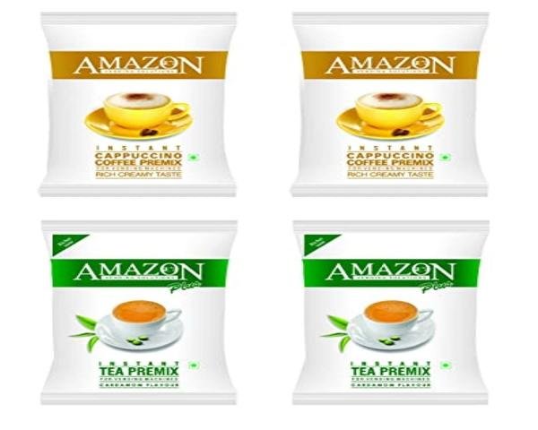 amazon 3 in 1 instant cappuccino coffee premix and cardamom tea 1 kg each pack of 4 product images orvb6hgusl4 p591841806 0 202206021439