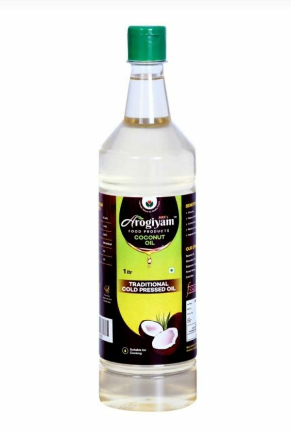 ark s arogiyam food products cold pressed coconut oil 1 liter product images orvjo17fehi p594138832 0 202209282003