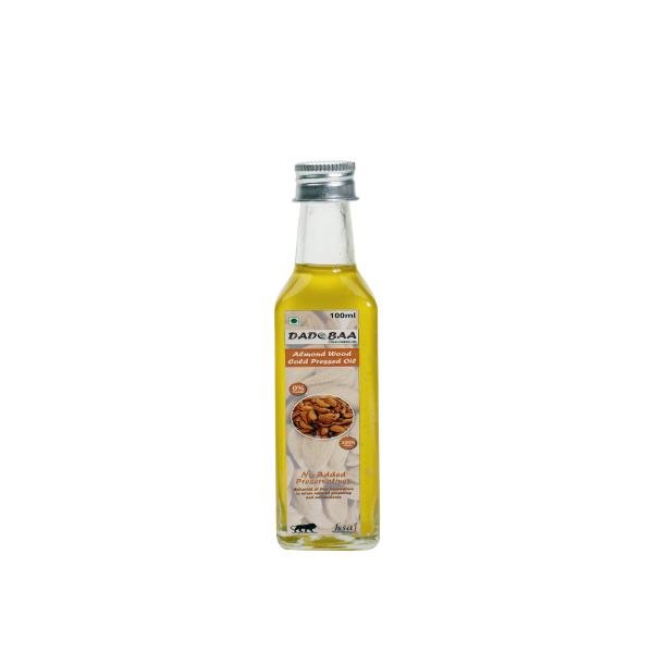 Dadobaa Groundnut Wood Pressed Oil 1000 ml + Almond Wood Pressed Oil