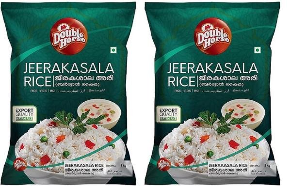 double horse jeerakasala rice 1kg x 2 export quality biriyani rice gee rice pack of 2 product images orv6lbzkrhq p593512510 0 202208280448