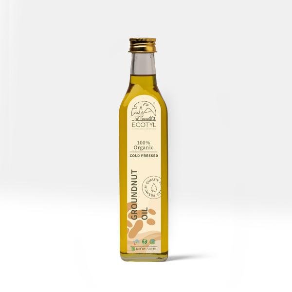 ecotyl elevating health and wellness organic cold pressed groundnut oil 500 ml product images orvk2oesy4h p596523198 0 202212210706