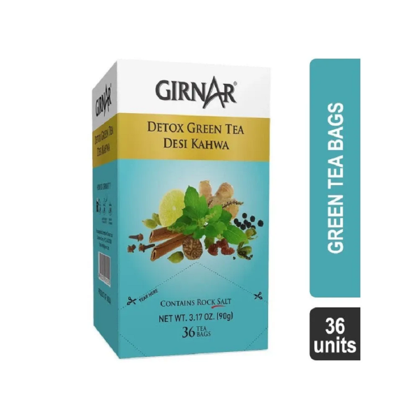 girnar detox green tea desi kahwa 36 tea bags 90gm product images orvvrdps7zx p597465733 0 202301101658