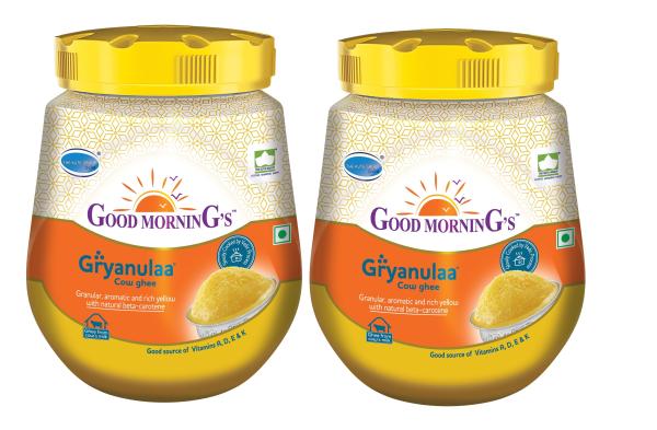 good morning s gryanulaa pure cow ghee danedaar suddh desi ghee with rich aroma 500ml jar pack of 2 x 500ml product images orv1ypspdml p594919304 0 202210311124