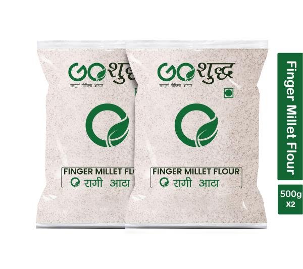 goshudh best quality ragi atta 500gm each pack of 2 finger millet flour 1000 g product images orvwggatgu3 p591366108 0 202205162041