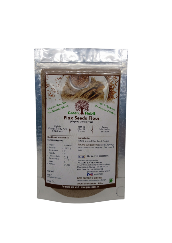 green habit whole ground flax seed flour rich in omega 3 lingans fiber gluten free vegan food product images orv2usgsxal p596841223 0 202301010207