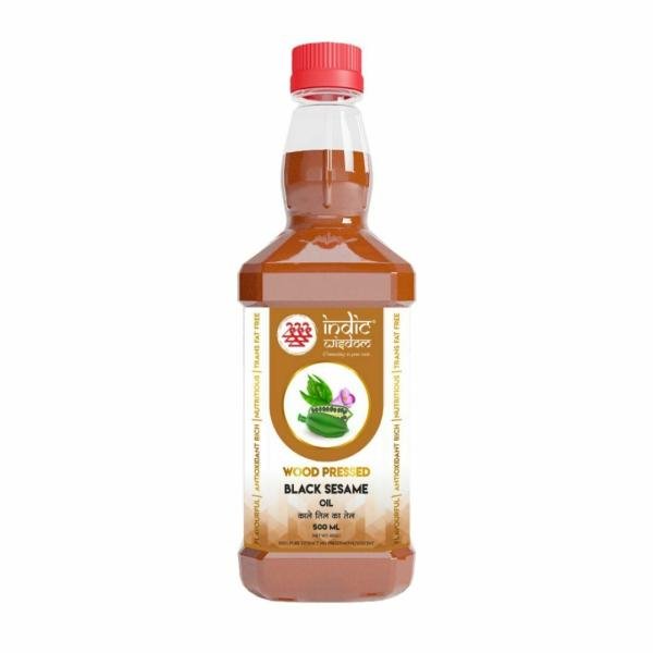 indicwisdom wood pressed black sesame oil 500 ml product images orvytvronjn p594801094 0 202210252104