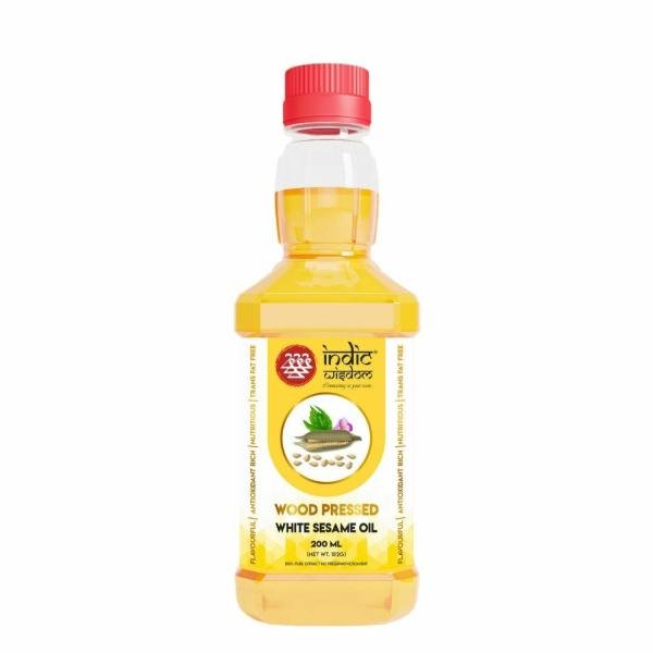 indicwisdom wood pressed white sesame oil 200 ml product images orvoilc9mym p594800509 0 202210252030