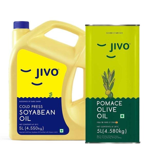 jivo cold press soyabean oil 5 ltr with jivo pomace olive oil 5 ltr product images orvizczowae p593482002 0 202208271155