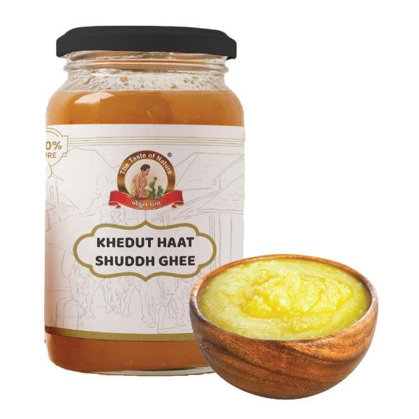 khedut haat pure ghee 100 desi gir cow ghee vedic bilona method traditional ghee immunity booster 1 liter product images orv9vh9aeuj p594413229 0 202210112203