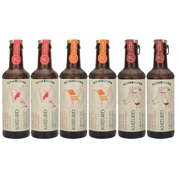 kultur d kombucha apple cinnamon peach coffee orange 220 ml pack of 6 fizzy fermented tea product images orvmbspqm0p p595652741 0 202211262059