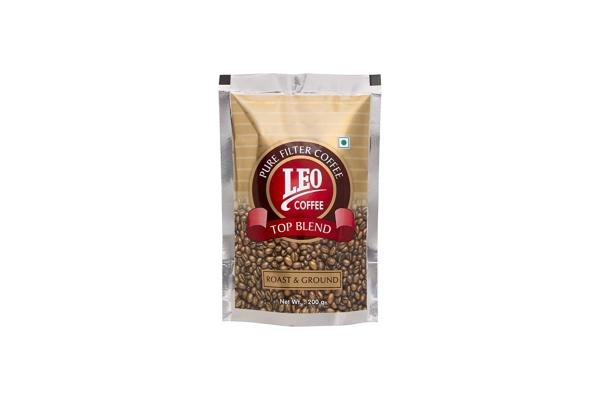 Leo Coffee Top Blend Coffee Pure Filter Coffee Powder Medium Roast Mild and Aromatic – 200 g