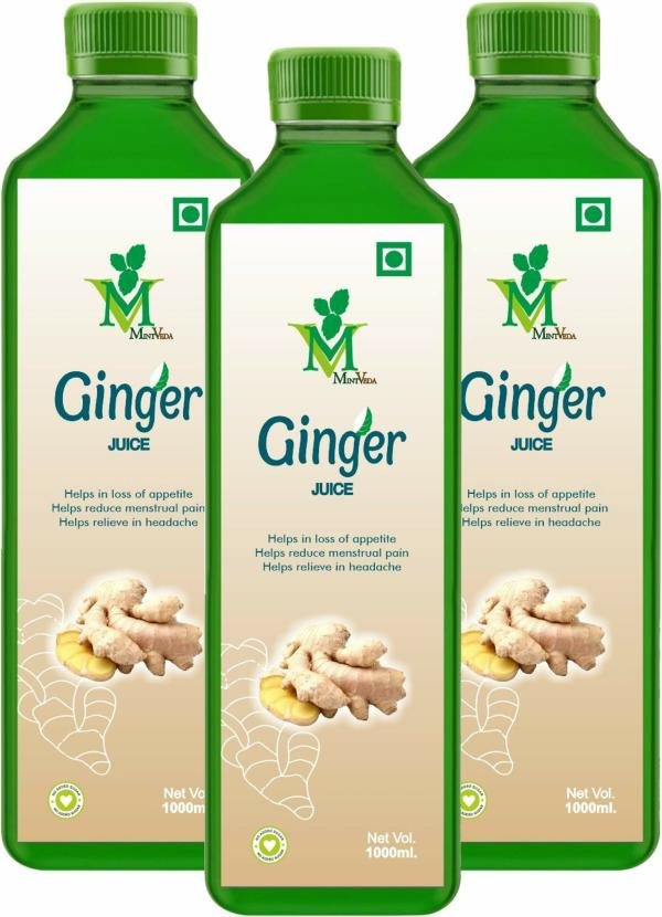 mintveda ginger sugar free juice 1 l each pack of 3 product images orvayddbmer p595431238 0 202211182042