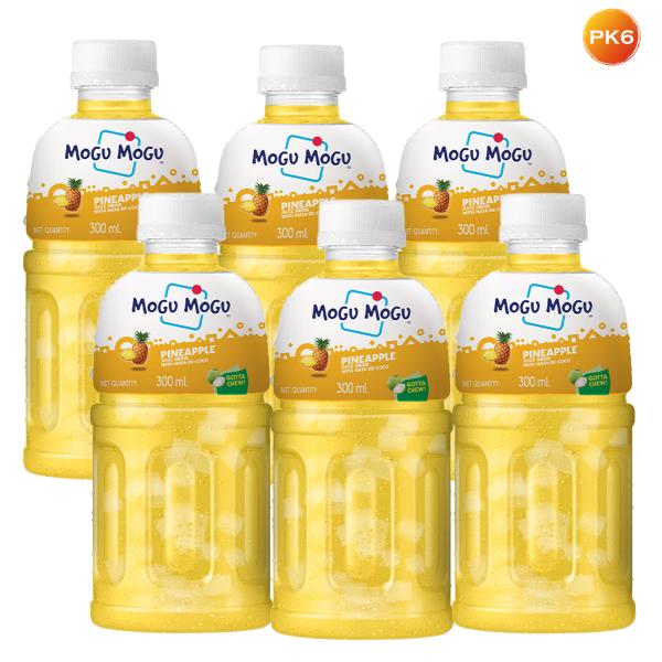 mogu mogu pineapple juice 25 with nata de coco 300 ml pack of 6 product images orvzeaqgiot p596780783 0 202212291909