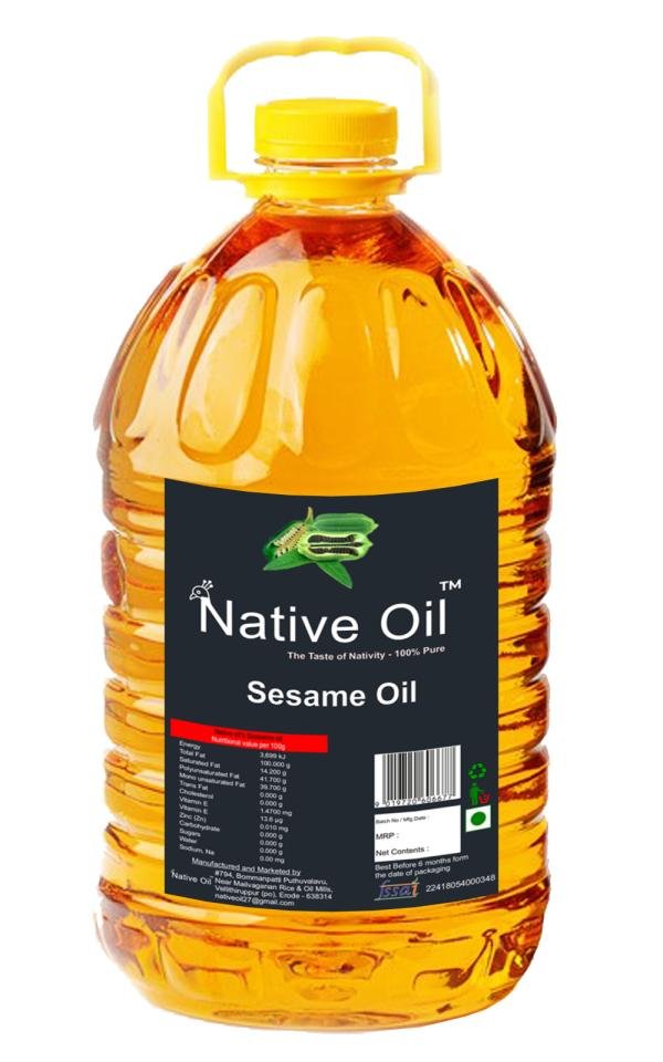 Native oil Sesame/ Gingelly oil 5L