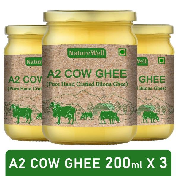 Indogold Desi Cow Ghee |Made Traditionally from Curd |Pure Cow Ghee for Better Digestion and Immunity | 1Ltr Jar Pack